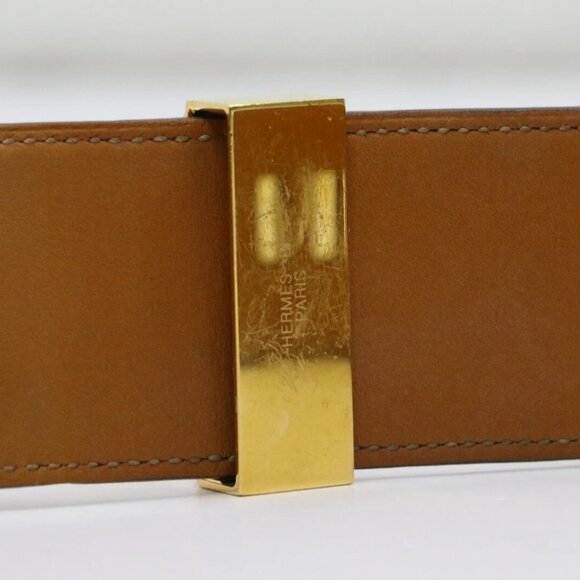 Hermès Ostrich Red Leather Collier De Chien Bracelet - Picture 7 of 8